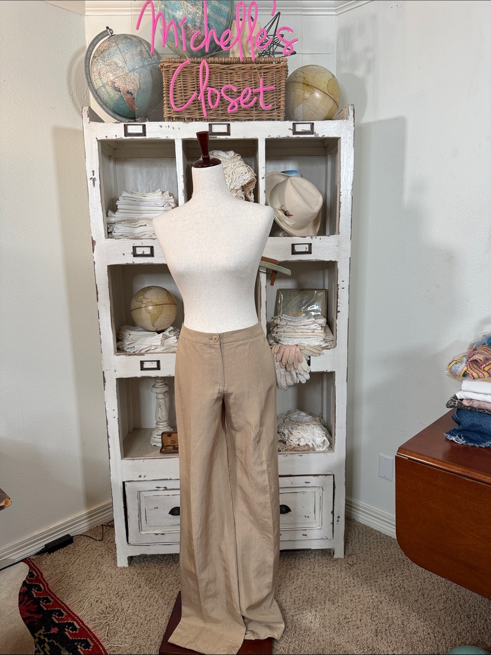 Armani Collezioni Beige Khaki Trouser—need hemmed